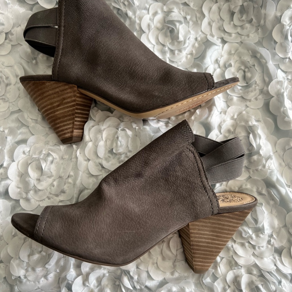 Vince Camuto Edora Open Toe Bootie W10m Gray Ston… - image 3